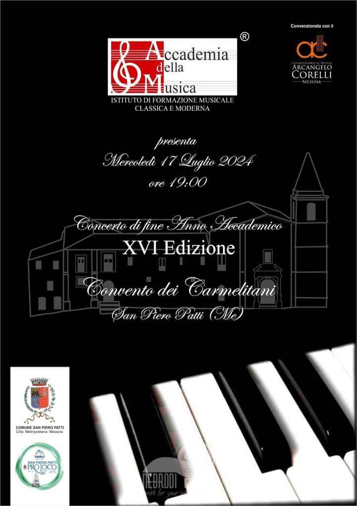 San Piero Patti – Accademia della Musica: mercoledì 17 il Concerto di fine anno