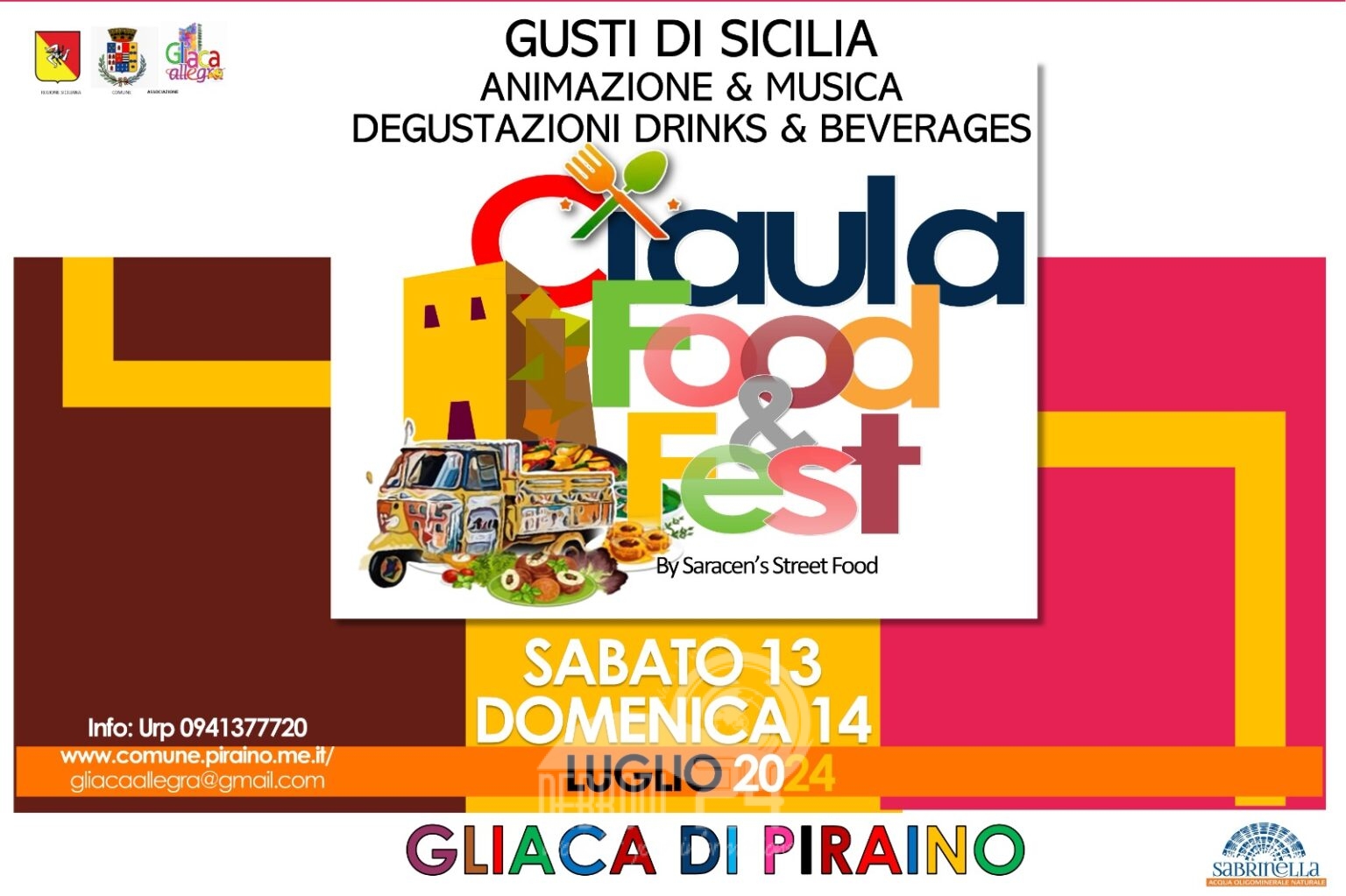 Gliaca di Piraino – il 13 e 14 luglio c’è “Ciaula Food&Fest”, un evento nel cuore dell’estate nebroidea