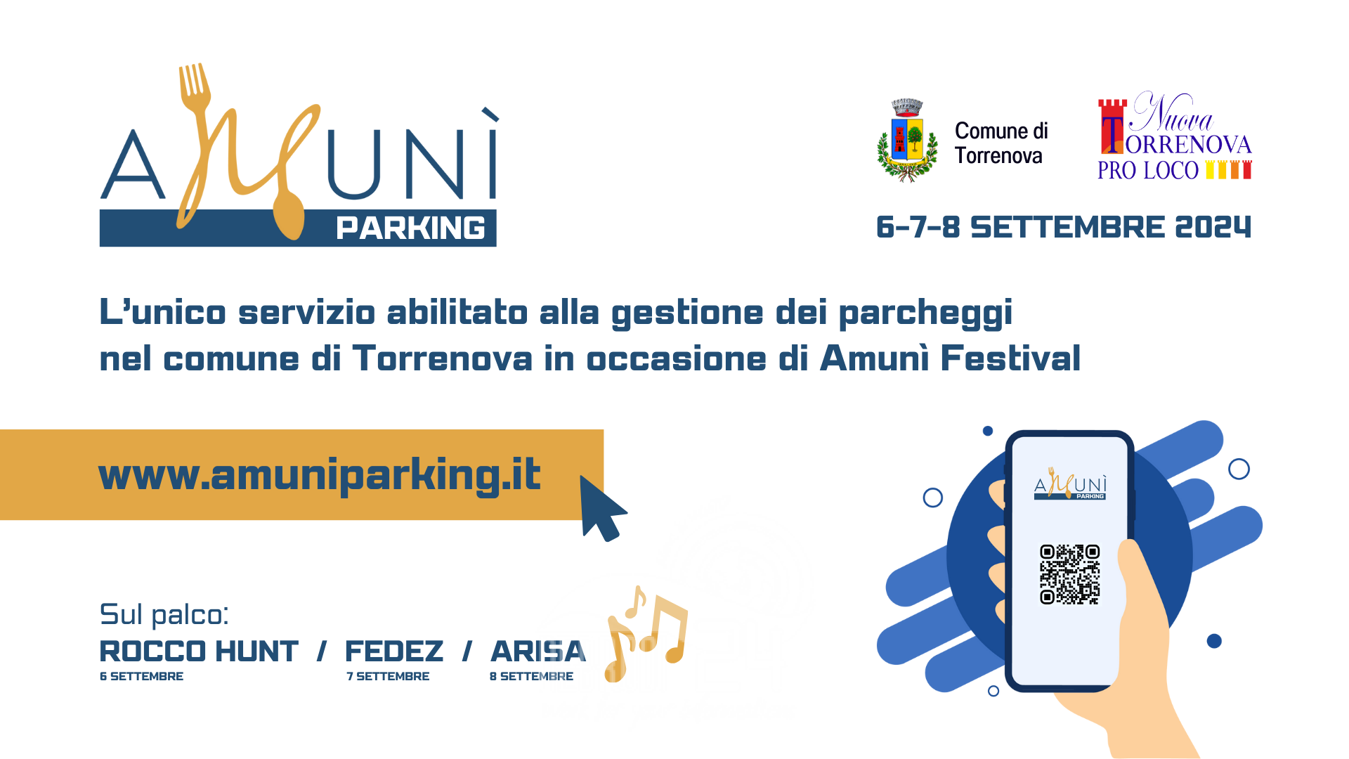 Torrenova: Già attiva la prenotazione online dei parcheggi per “Amunì-Festival”