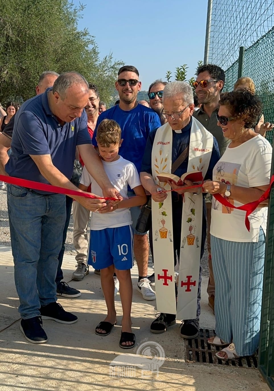 Ficarra – Inaugurato il nuovo campetto di calcio a 5, dopo quasi 30 anni, nella contrada Matini