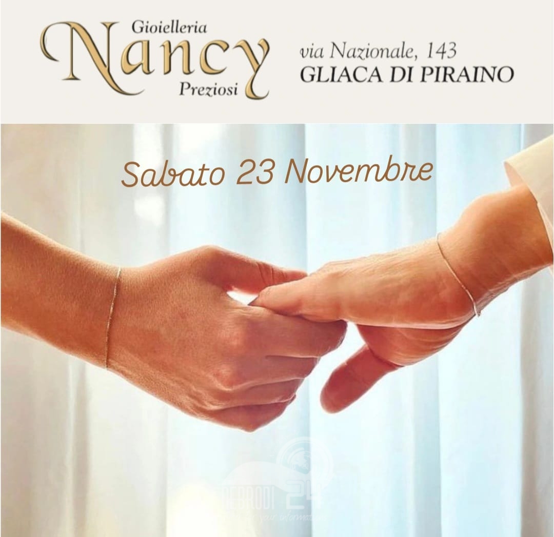 Gliaca di Piraino – Sabato 23 novembre, la Gioielleria Nancy Preziosi presenta: “Il Bracciale Saldato a Laser”